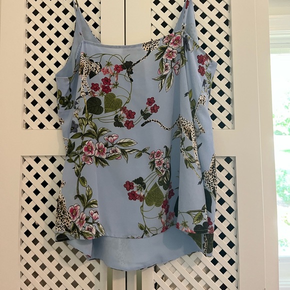 L'AGENCE
Light blue leopard Gabriella Floral Tank camisole size S - Picture 5 of 5